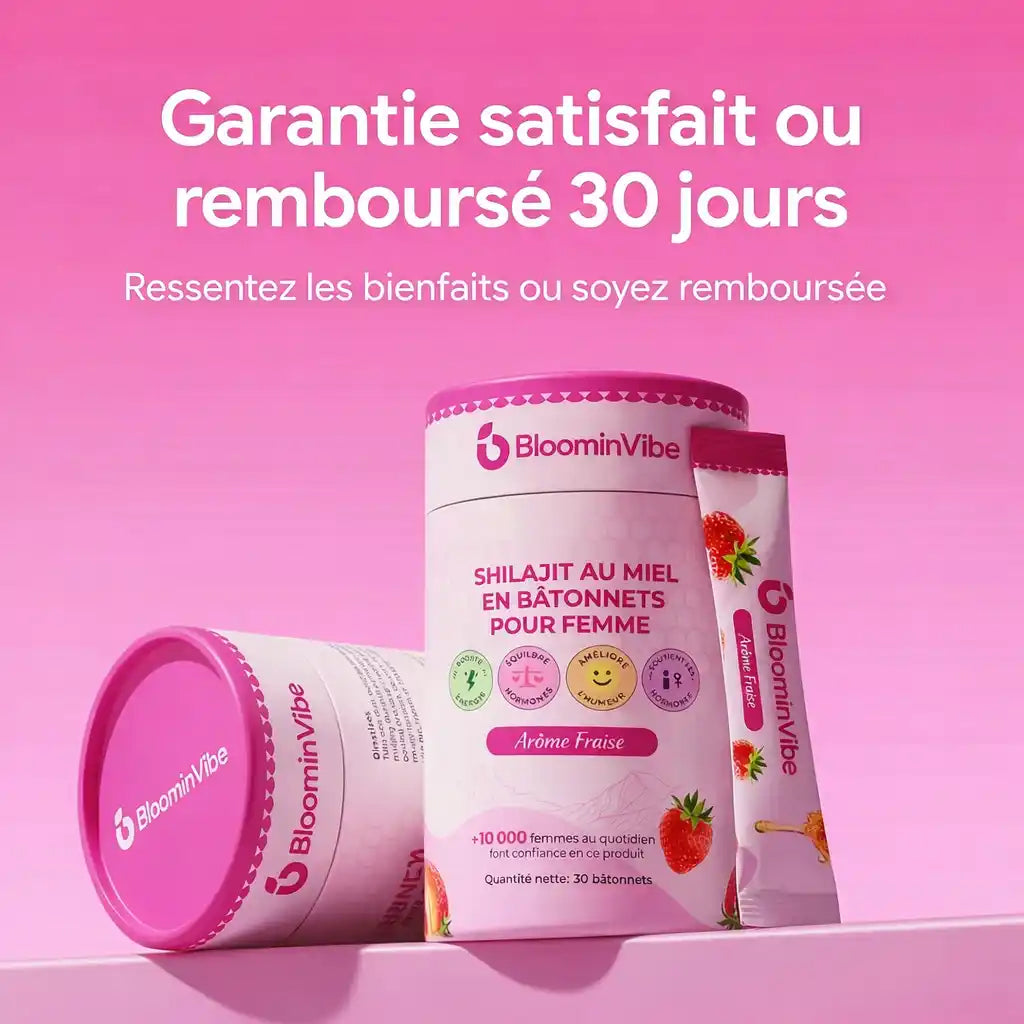 BloominVibe - Sticks de Miel Vitalité & Bien-Être Intime